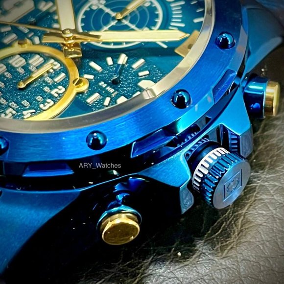 NEW Invicta Coalition Forces 42MM Blue Dial Quartz Blue Bracelet Watch - Picture 6 of 10